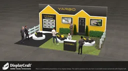20x30 Île booth design by DisplayCraft